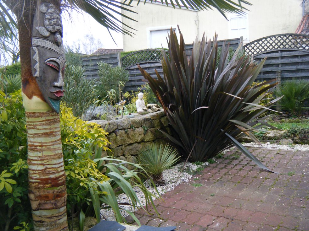 Le phormium continu de profiter.J'espère une floraison cette année?