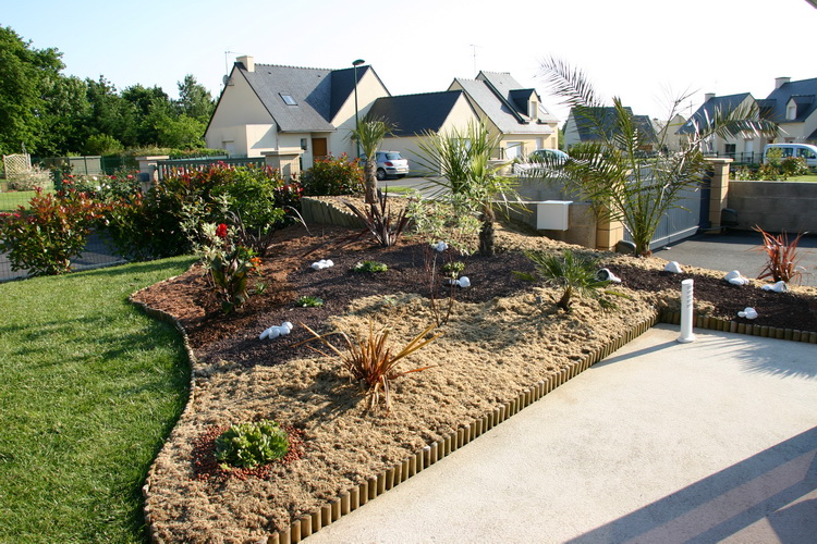 le parterre été 2009 (pas beau les trachys !)